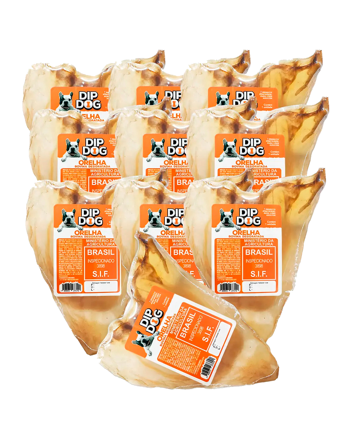 Kit de orelhas bovinas Patamix