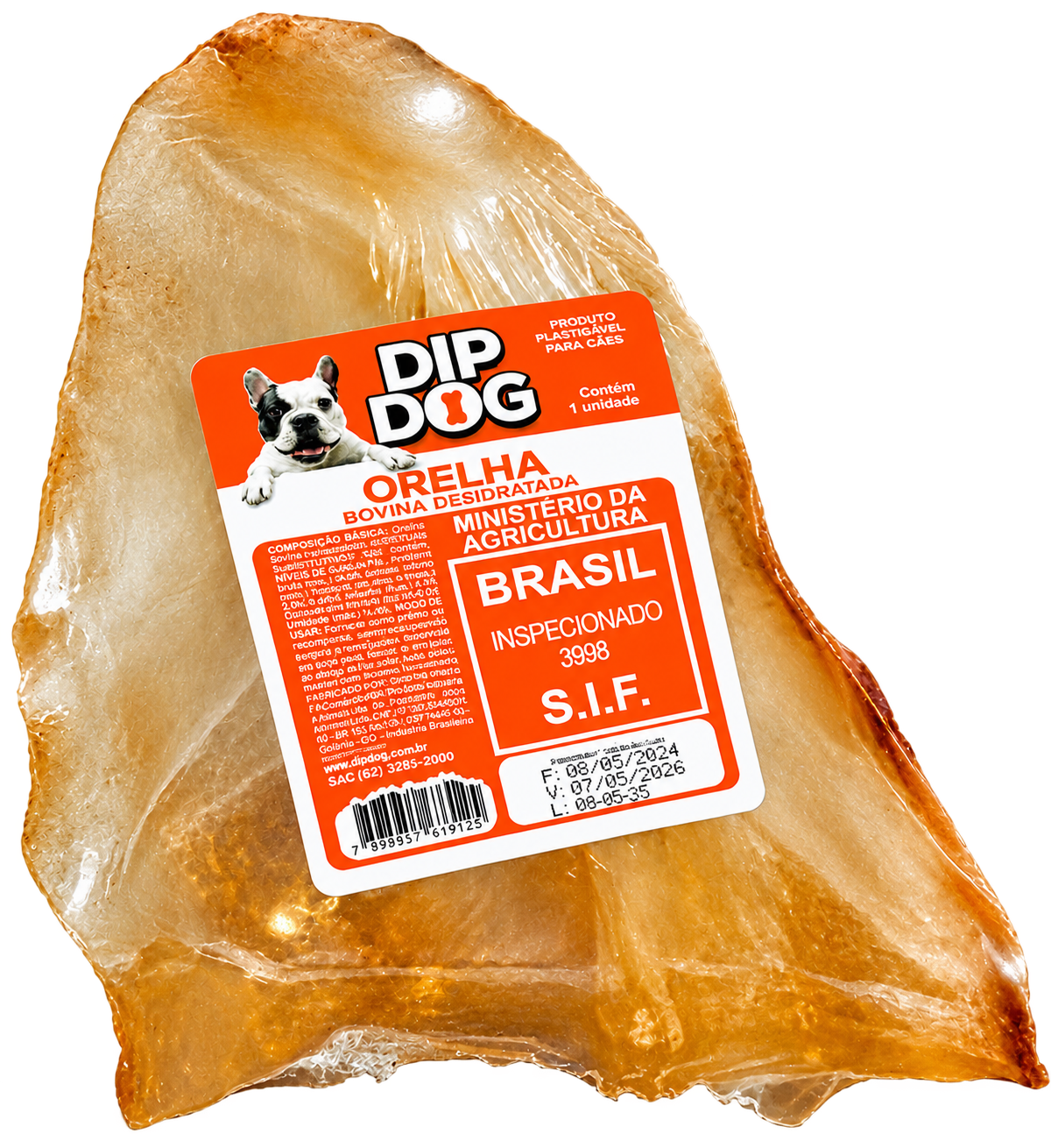Orelha bovina desidratada Patamix